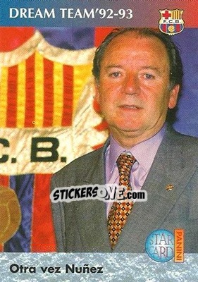 Sticker Otra vez Núñez - Barça 1990-96 Dream Team - Panini