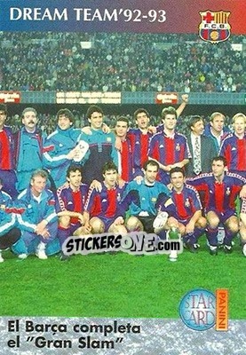 Cromo El Grand Slam - Barça 1990-96 Dream Team - Panini