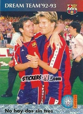 Cromo No hay dos sin tres - Barça 1990-96 Dream Team - Panini