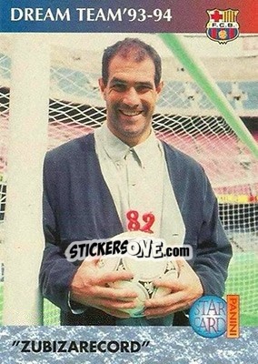 Cromo Zubizarecord - Barça 1990-96 Dream Team - Panini