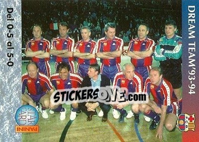 Sticker Del 0-5 al 5-0 - Barça 1990-96 Dream Team n. 97 - Panini