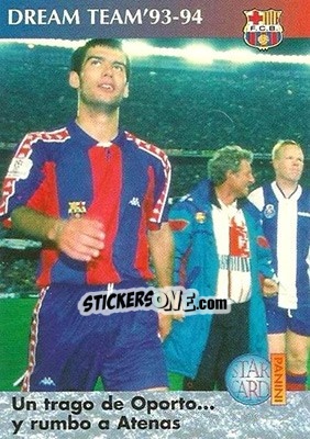 Sticker Un trago de Oporto - Barça 1990-96 Dream Team n. 98 - Panini