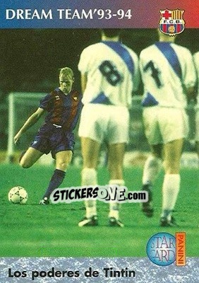 Sticker Los poderes de Tintín - Barça 1990-96 Dream Team n. 99 - Panini