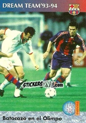 Sticker Batacazo en el Olimpo - Barça 1990-96 Dream Team n. 104 - Panini