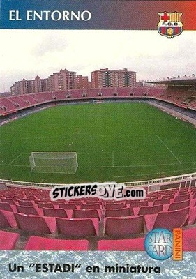 Sticker Un Estadi En Miniatura