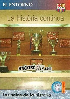 Sticker Las salas de la historia - Barça 1990-96 Dream Team n. 118 - Panini