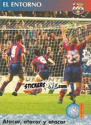 Sticker Atacar, atacar y atacar - Barça 1990-96 Dream Team n. 126 - Panini