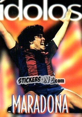 Figurina Maradona - Barça Centenari 1998-1999 - Panini