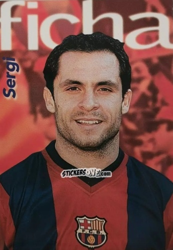 Sticker Sergi - Barça Centenari 1998-1999 n. 175 - Panini