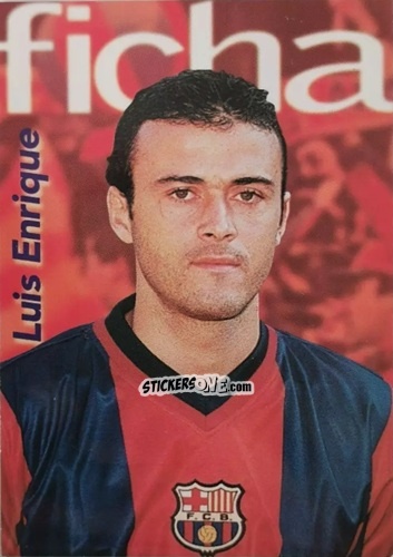 Sticker L. Enrique - Barça Centenari 1998-1999 n. 184 - Panini