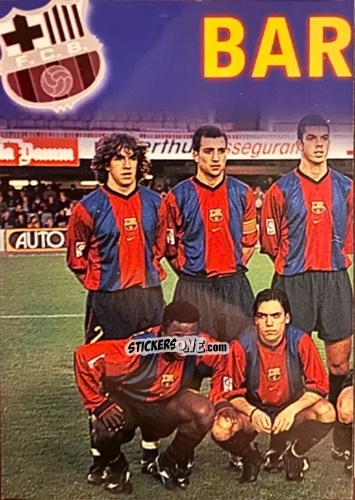 Figurina Barca B - Barça Centenari 1998-1999 n. 245 - Panini