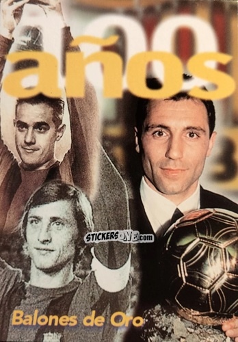 Sticker Balones De Oro - Barça Centenari 1998-1999 n. 27 - Panini
