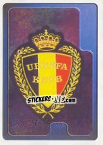 Sticker Badge Belgian F.A. - Hoera de Duivels. Allez les Diables 2000 - Panini