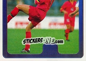 Sticker Jurgen Cavens - Hoera de Duivels. Allez les Diables 2000 n. 7 - Panini