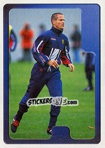 Sticker Gilles De Bilde - Hoera de Duivels. Allez les Diables 2000 n. 15 - Panini