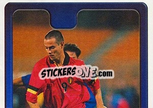 Sticker Gilles De Bilde - Hoera de Duivels. Allez les Diables 2000 n. 16 - Panini