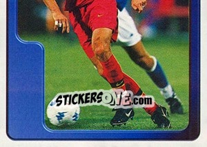 Sticker Gilles De Bilde - Hoera de Duivels. Allez les Diables 2000 n. 17 - Panini