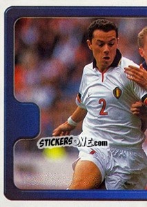Sticker Eric Deflandre - Hoera de Duivels. Allez les Diables 2000 n. 21 - Panini