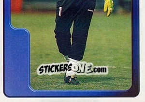 Sticker Ronny Gaspercic - Hoera de Duivels. Allez les Diables 2000 n. 24 - Panini