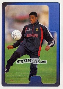 Sticker Emile Mpenza - Hoera de Duivels. Allez les Diables 2000 n. 40 - Panini