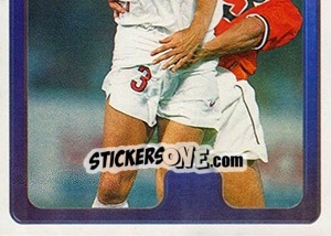 Sticker Jacky Peeters - Hoera de Duivels. Allez les Diables 2000 n. 51 - Panini