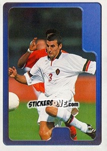 Cromo Jacky Peeters - Hoera de Duivels. Allez les Diables 2000 - Panini