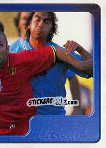 Sticker Eric Van Meir - Hoera de Duivels. Allez les Diables 2000 n. 81 - Panini