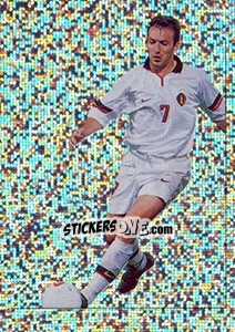 Sticker Marc Wilmots - Hoera de Duivels. Allez les Diables 2000 n. 89 - Panini