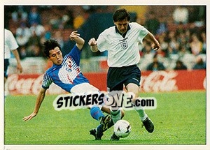 Cromo Japanese Joy: Peter Beardsley - England 1996 - Panini