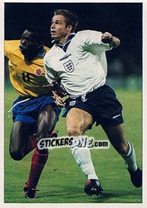 Cromo Graeme Le Saux v Colombia - England 1996 - Panini