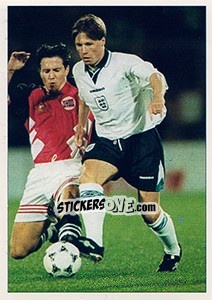 Sticker Nicky Barmby v Norway - England 1996 - Panini