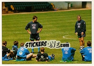 Sticker Terry Venables / Bryan Robson - England 1996 - Panini