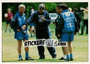 Sticker Ted Buxton / Paul Gascoigne - England 1996 - Panini