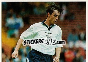 Sticker Gary Neville - England 1996 n. 43 - Panini