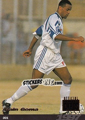 Cromo Alain Goma - U.N.F.P. Football Cards 1996-1997 - Panini