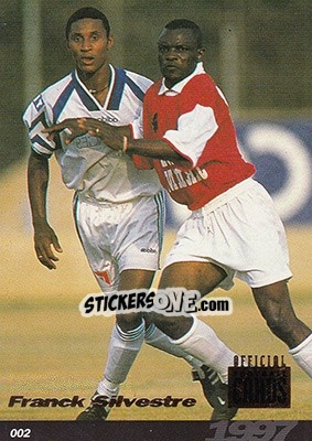 Cromo Franck Silvestre - U.N.F.P. Football Cards 1996-1997 - Panini