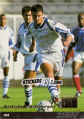 Figurina Antoine Sibierski - U.N.F.P. Football Cards 1996-1997 - Panini