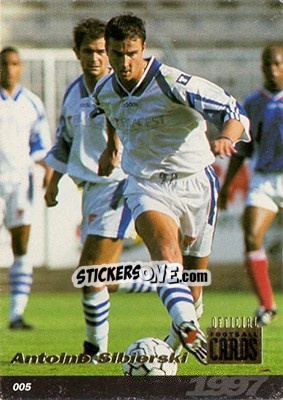 Figurina Antoine Sibierski - U.N.F.P. Football Cards 1996-1997 n. 5 - Panini