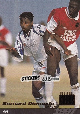 Cromo Bernard Diomede - U.N.F.P. Football Cards 1996-1997 n. 8 - Panini