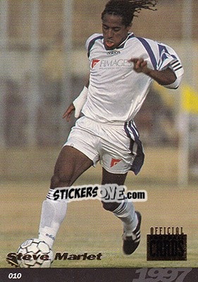 Sticker Steve Marlet - U.N.F.P. Football Cards 1996-1997 - Panini
