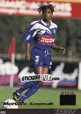 Cromo Morlayre Soumah - U.N.F.P. Football Cards 1996-1997 - Panini