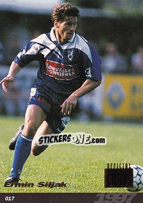 Figurina Ermin Siljak - U.N.F.P. Football Cards 1996-1997 - Panini
