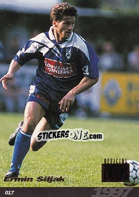 Sticker Ermin Siljak - U.N.F.P. Football Cards 1996-1997 n. 17 - Panini
