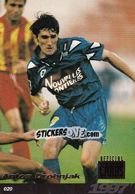 Sticker Anton Drobnjak - U.N.F.P. Football Cards 1996-1997 - Panini