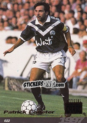 Sticker Patrick Colleter - U.N.F.P. Football Cards 1996-1997 - Panini
