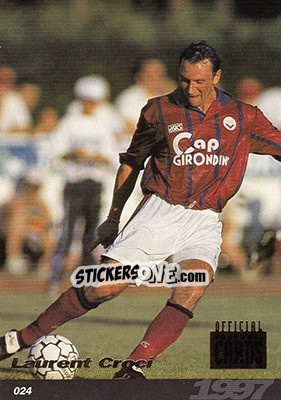 Sticker Laurent Croci - U.N.F.P. Football Cards 1996-1997 - Panini