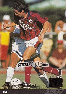 Sticker Johan Micoud - U.N.F.P. Football Cards 1996-1997 n. 25 - Panini