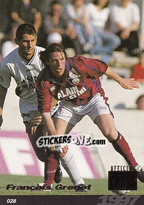 Figurina Francois Grenet - U.N.F.P. Football Cards 1996-1997 - Panini