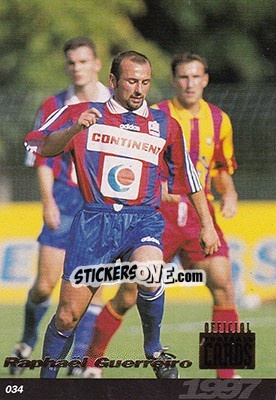 Sticker Raphael Guerreiro - U.N.F.P. Football Cards 1996-1997 n. 34 - Panini