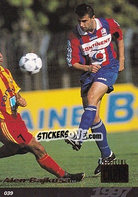 Sticker Alen Bajkusa - U.N.F.P. Football Cards 1996-1997 n. 39 - Panini